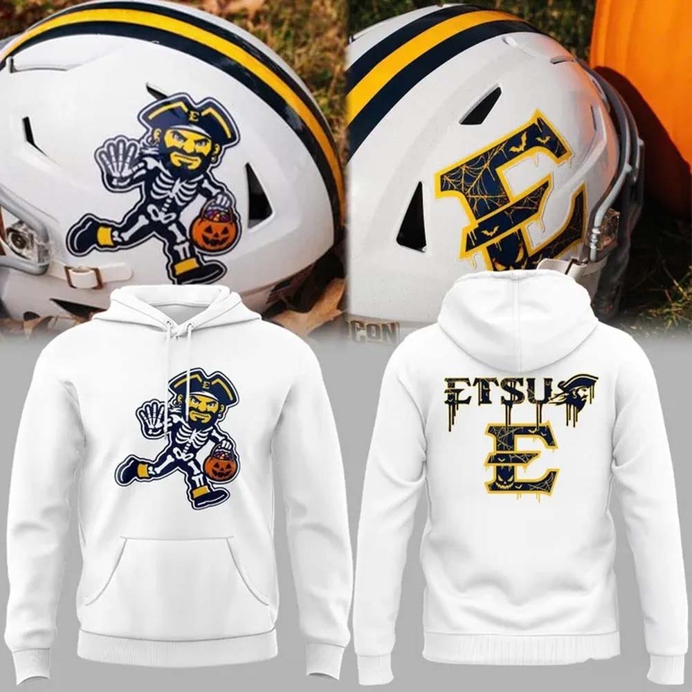 East Tennessee State Buccaneers Football Halloween Running Bucky Hoodie