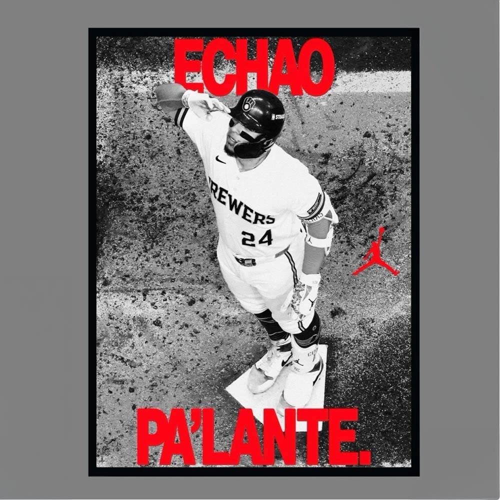 Echao Palante Milwaukee Brewers William Contreras 24 Poster