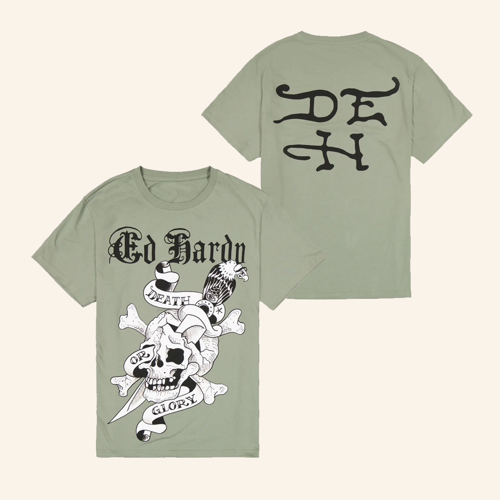 Ed Hardy Merch DG Skull T-Shirt Xmas Gifts For Boyfriend