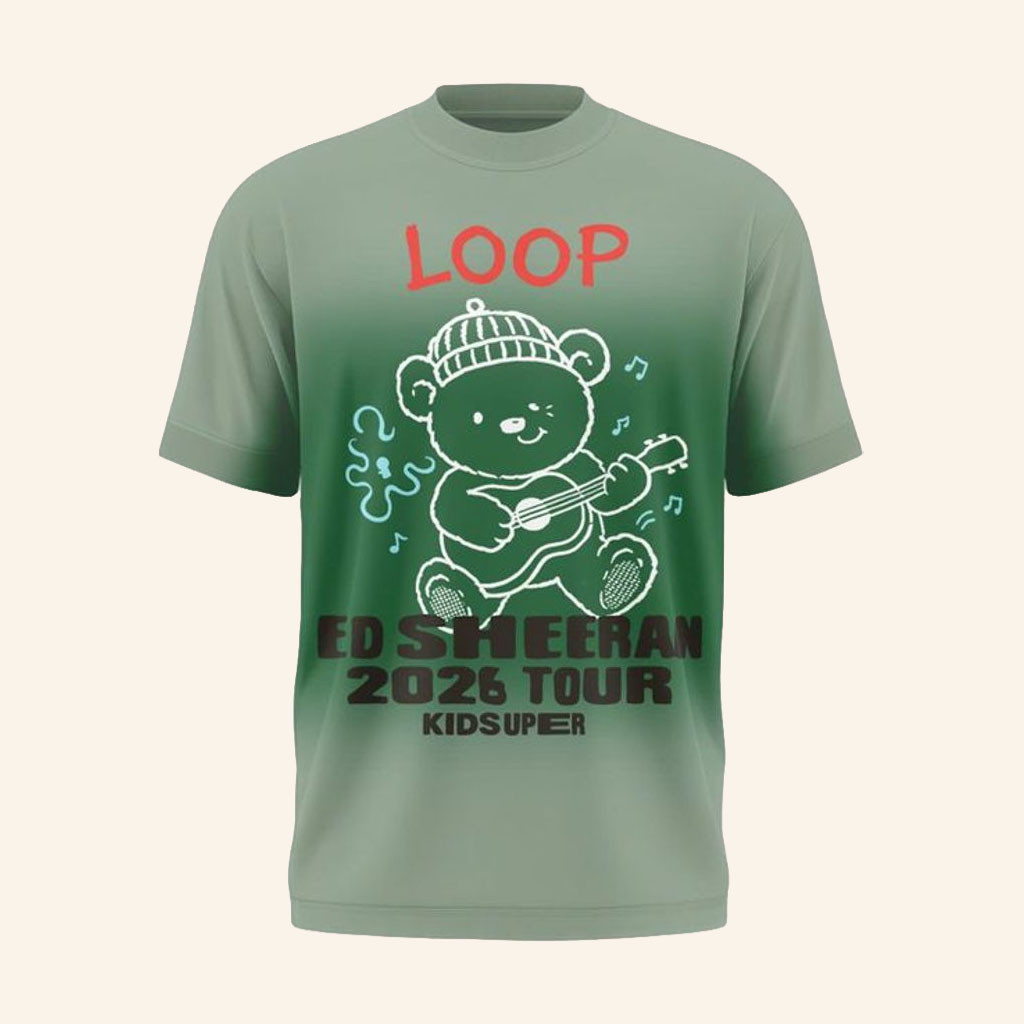 Ed Sheeran Loop Tour Merch 2026 Ed Sheeran Loop Tour Teddy Shirt Birthday Gifts For Brother