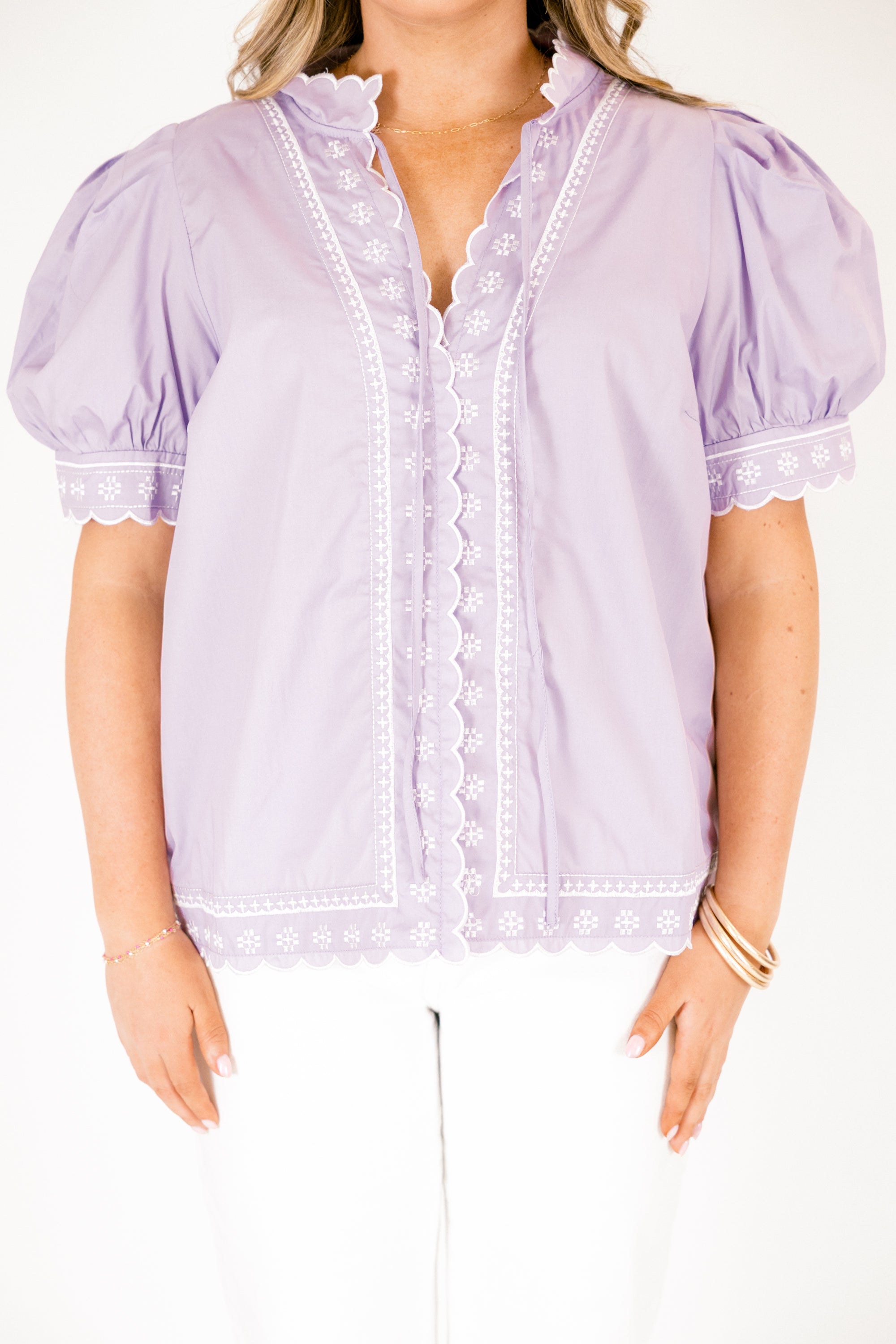 Effortless Grace Top, Lavender 6 Effortless Grace Top, Lavender - Image 6