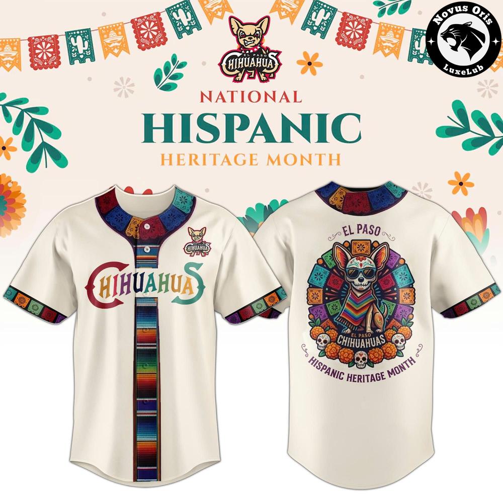 El Paso Chihuahuas National Hispanic Heritage Month Baseball Jersey 1 - Unicasport El Paso Chihuahuas National Hispanic Heritage Month Baseball Jersey