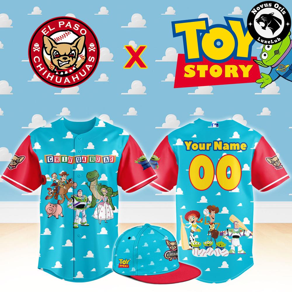 El Paso Chihuahuas x Toy Story Night Woody Buzz Lightyear Custom Baseball Jersey 1 - Unicasport El Paso Chihuahuas x Toy Story Night Woody Buzz Lightyear Custom Baseball Jersey