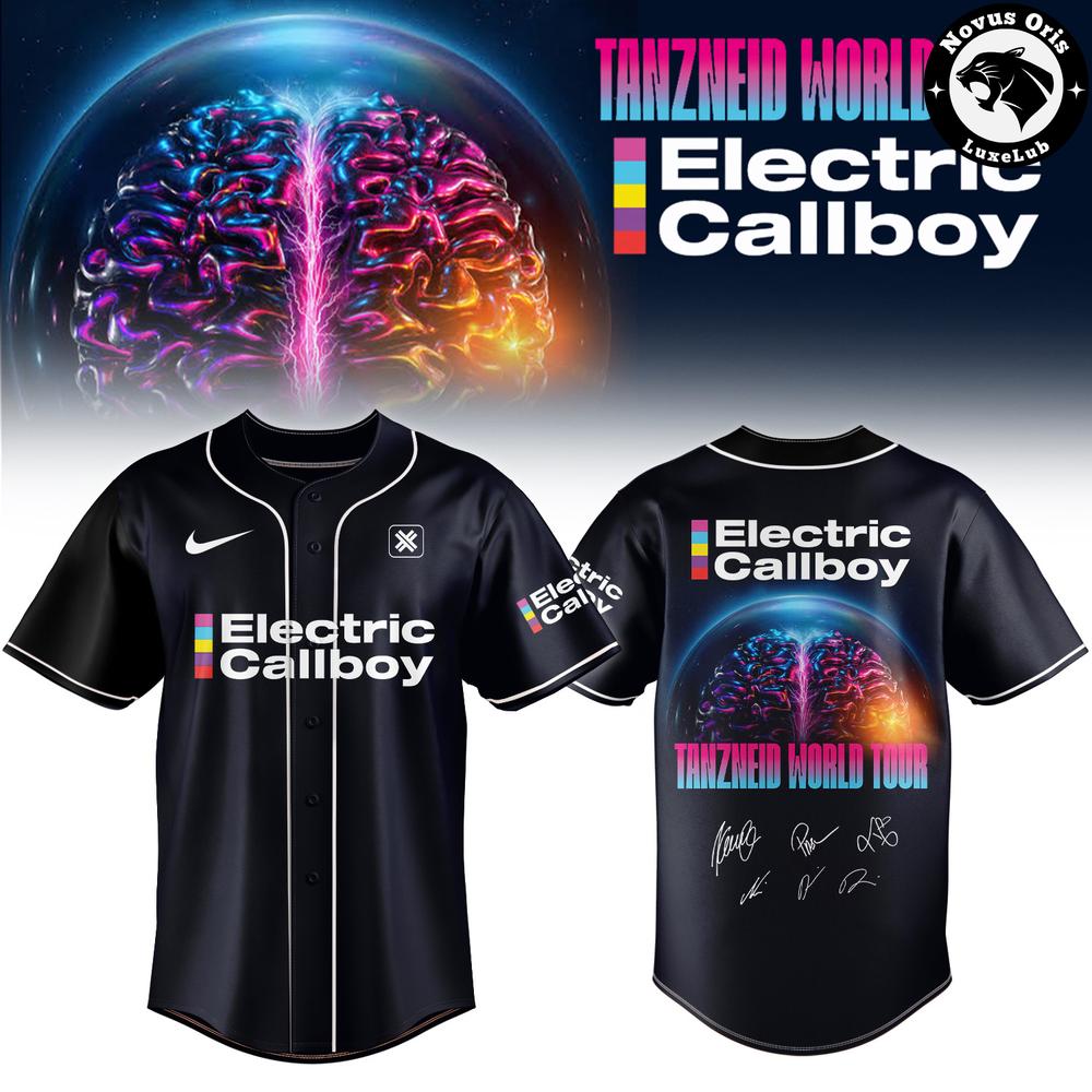 Electric Callboy Tanzneid World Tour 2026 Concert Baseball Jersey 1 - Unicasport Electric Callboy Tanzneid World Tour 2026 Concert Baseball Jersey