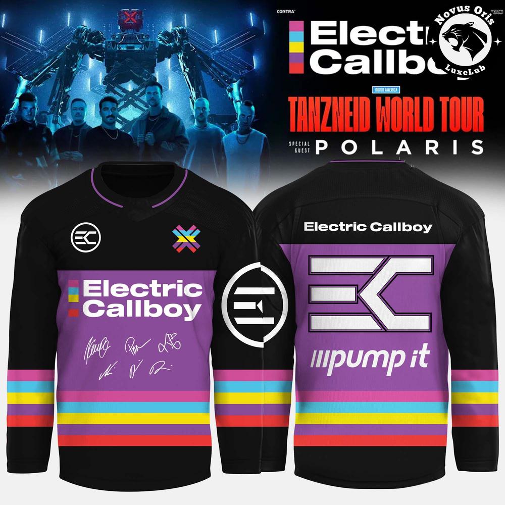Electric Callboy Tanzneid World Tour 2026 Concert Hockey Jersey 1 - Unicasport Electric Callboy Tanzneid World Tour 2026 Concert Hockey Jersey