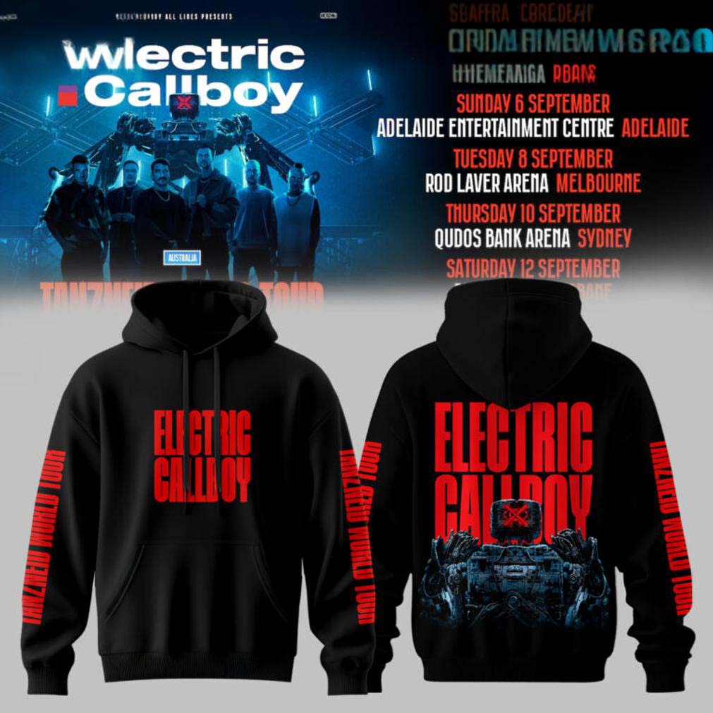 Electric Callboy Tanzneid World Tour 2026 Hoodie