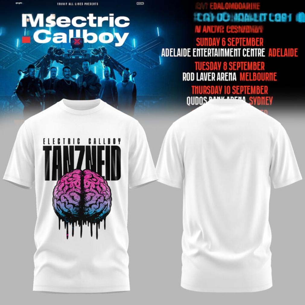 Electric Callboy TANZNEID World Tour Australia 2026 Special Edition Tee