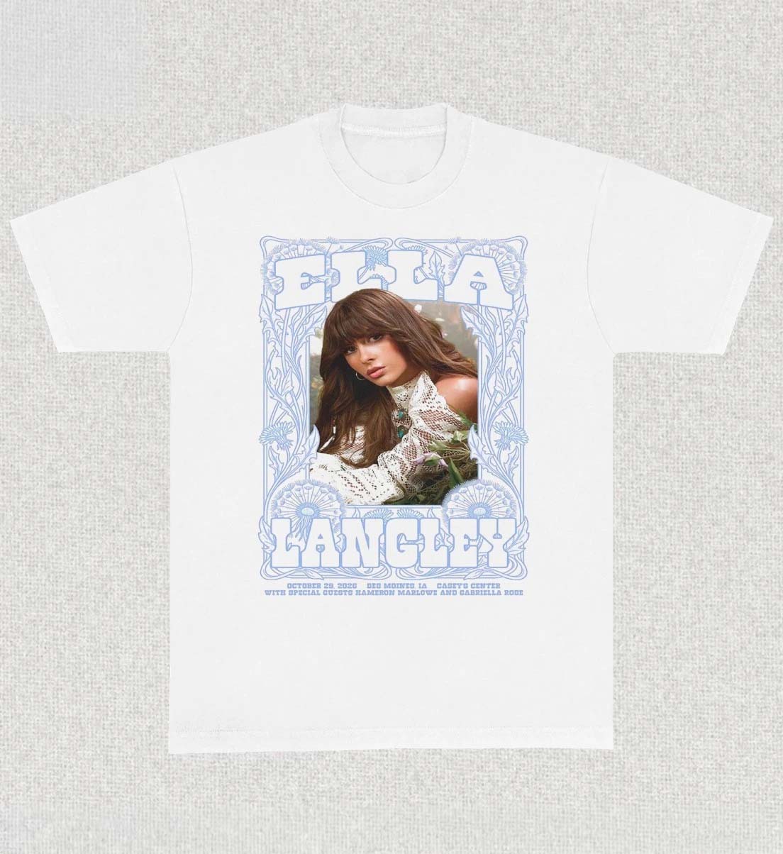 Ella Langley Des Moines IA 2026 Show Poster Live At Caseys Center October 29 2026 TShirt