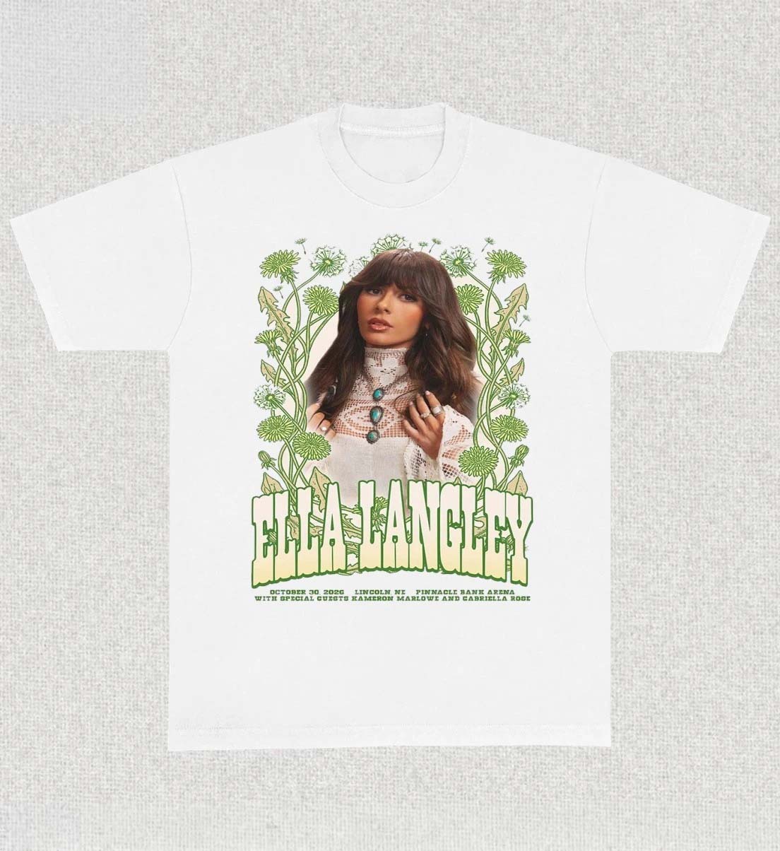 Ella Langley Lincoln NE 2026 Show Poster Live At Pinnacle Bank Arena October 30 2026 TShirt