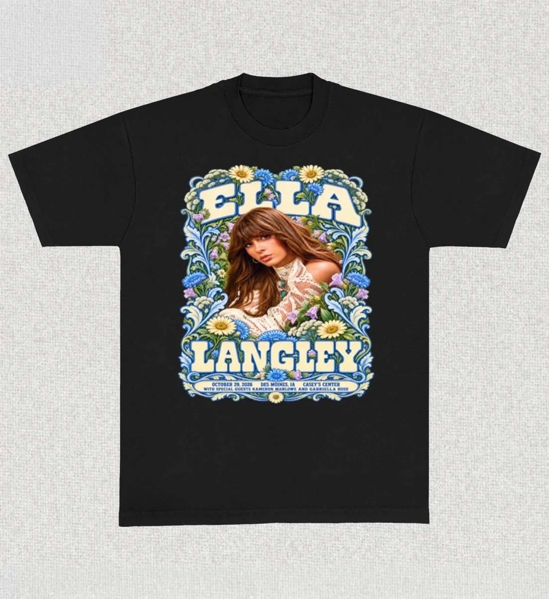 Ella Langley The Dandelion Tour Des Moines IA Oct 29 2026 Limited Shirt