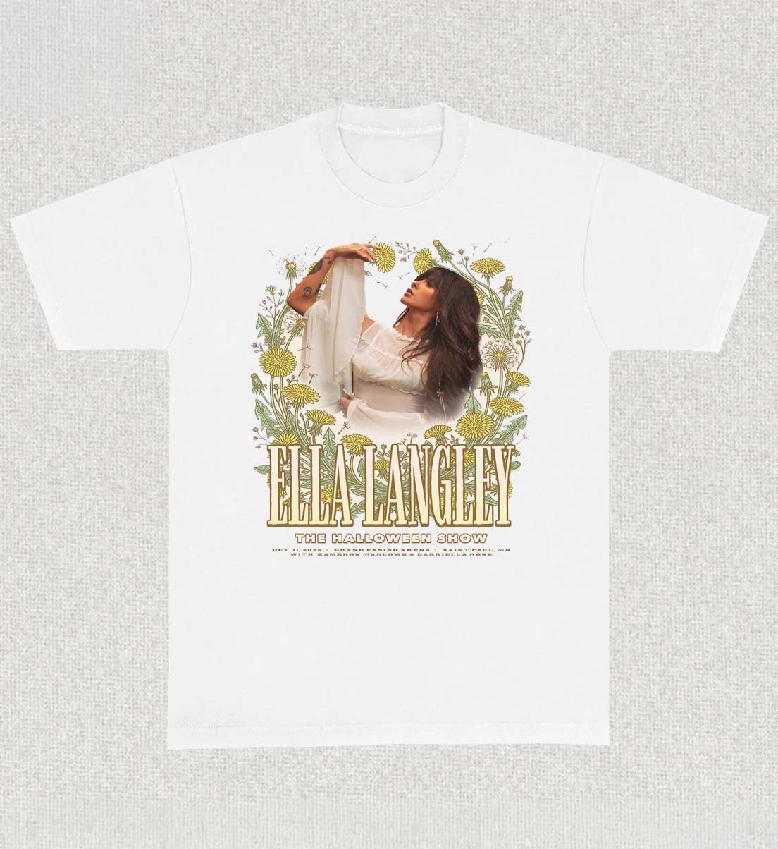 Ella Langley The Halloween Show Saint Paul MN 2026 Event Poster Live At Grand Casino Arena October 31 2026 TShirt