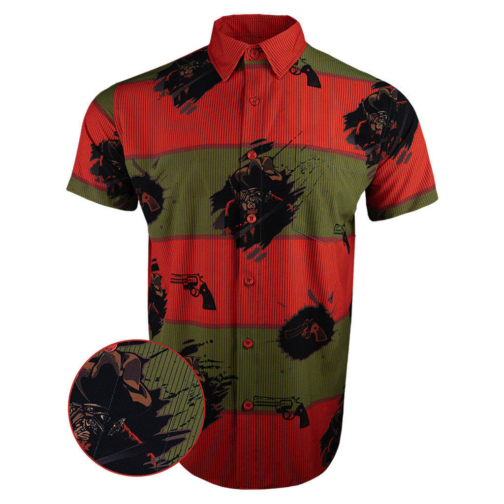 Elm Street Classic Button Down Shirt Tactical Shirt Hawaii Style Best Gifts For Dad