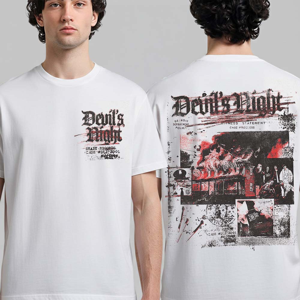 Eminem X D12 Devils Night 25th Anniversary Kerosene TShirt