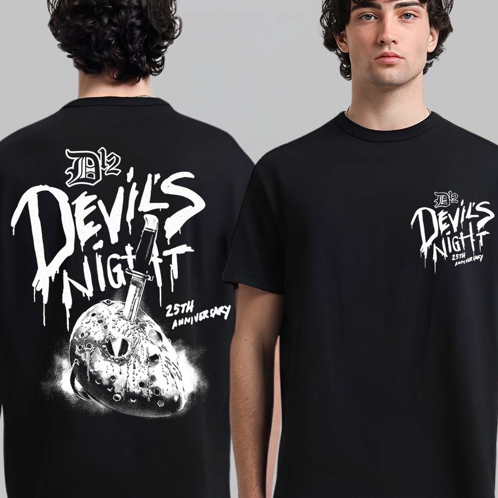 Eminem X D12 Devils Night 25th Anniversary Mask TShirt