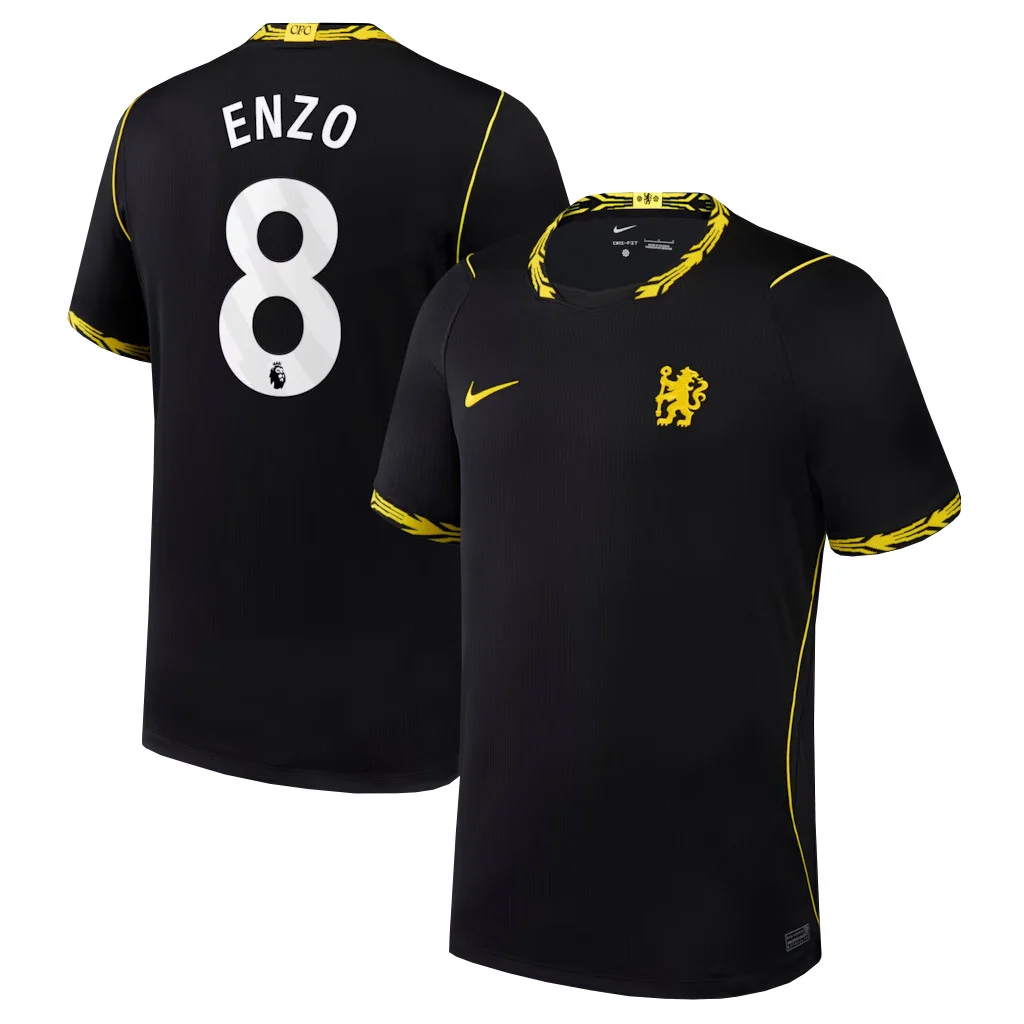 Enzo Fernandez Chelsea 2026-2027 Black Away Soccer Jersey Soccer Fan Collection 1 - Unicasport Enzo Fernandez Chelsea 2026-2027 Black Away Soccer Jersey Soccer Fan Collection