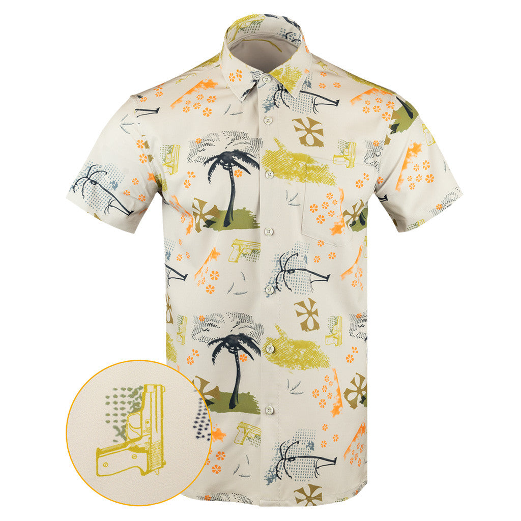 Escobar Button Down Shirt Hawaiian Tactical Button Down Christmas Gift Ideas For Dad