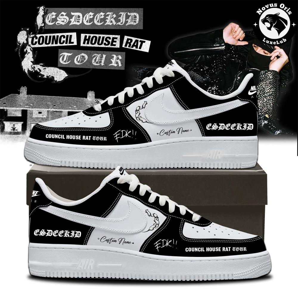 EsDeeKid Council House Rat Tour 2026 Custom Air Force 1