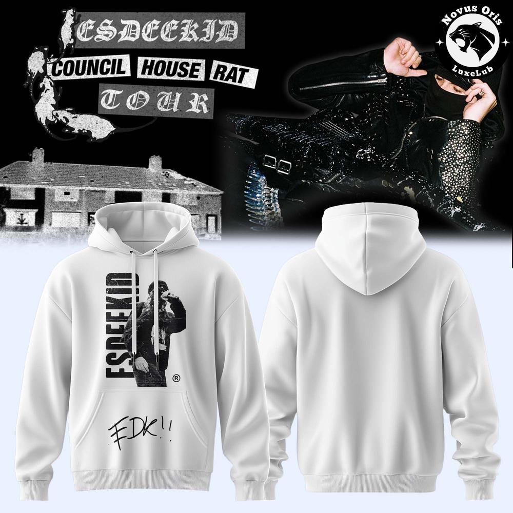 EsDeeKid Council House Rat Tour 2026 Hoodie 1 - Unicasport EsDeeKid Council House Rat Tour 2026 Hoodie