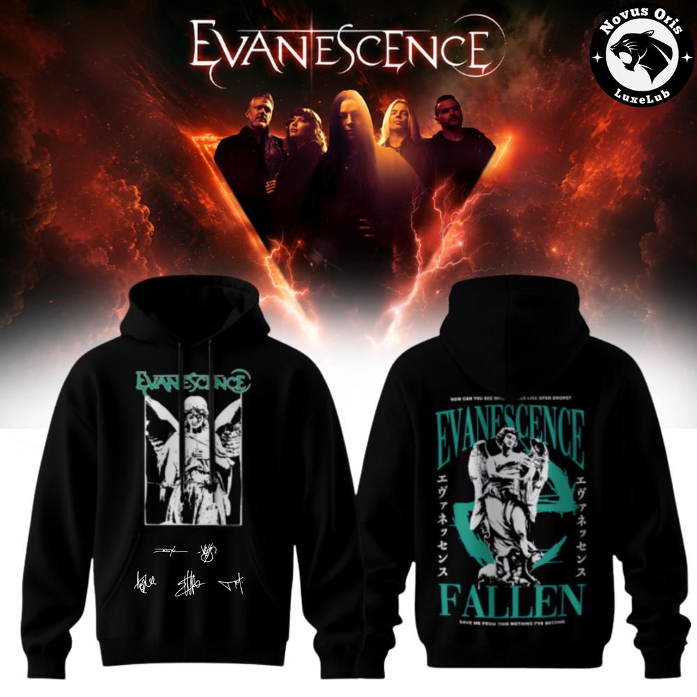 Evanescence Fallen Sanctuary 2026 World Tour Hoodie
