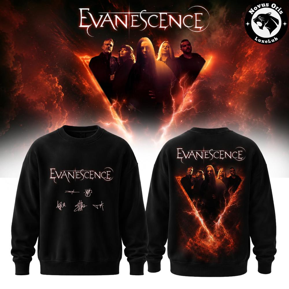 Evanescence Fallen Sanctuary 2026 World Tour Sweatshirt 1 - Unicasport Evanescence Fallen Sanctuary 2026 World Tour Sweatshirt