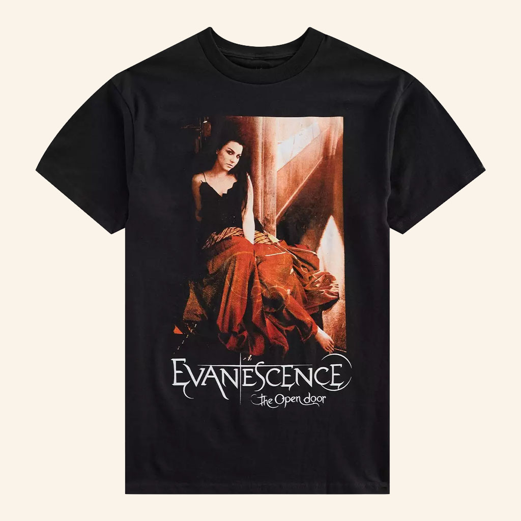 Evanescence Merch 2026 Evanescence Open DoorTShirtGifts For A Rock Music Lover