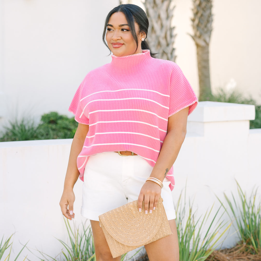 Eyes On You Sweater, Pink 7 Eyes On You Sweater, Pink - Image 7