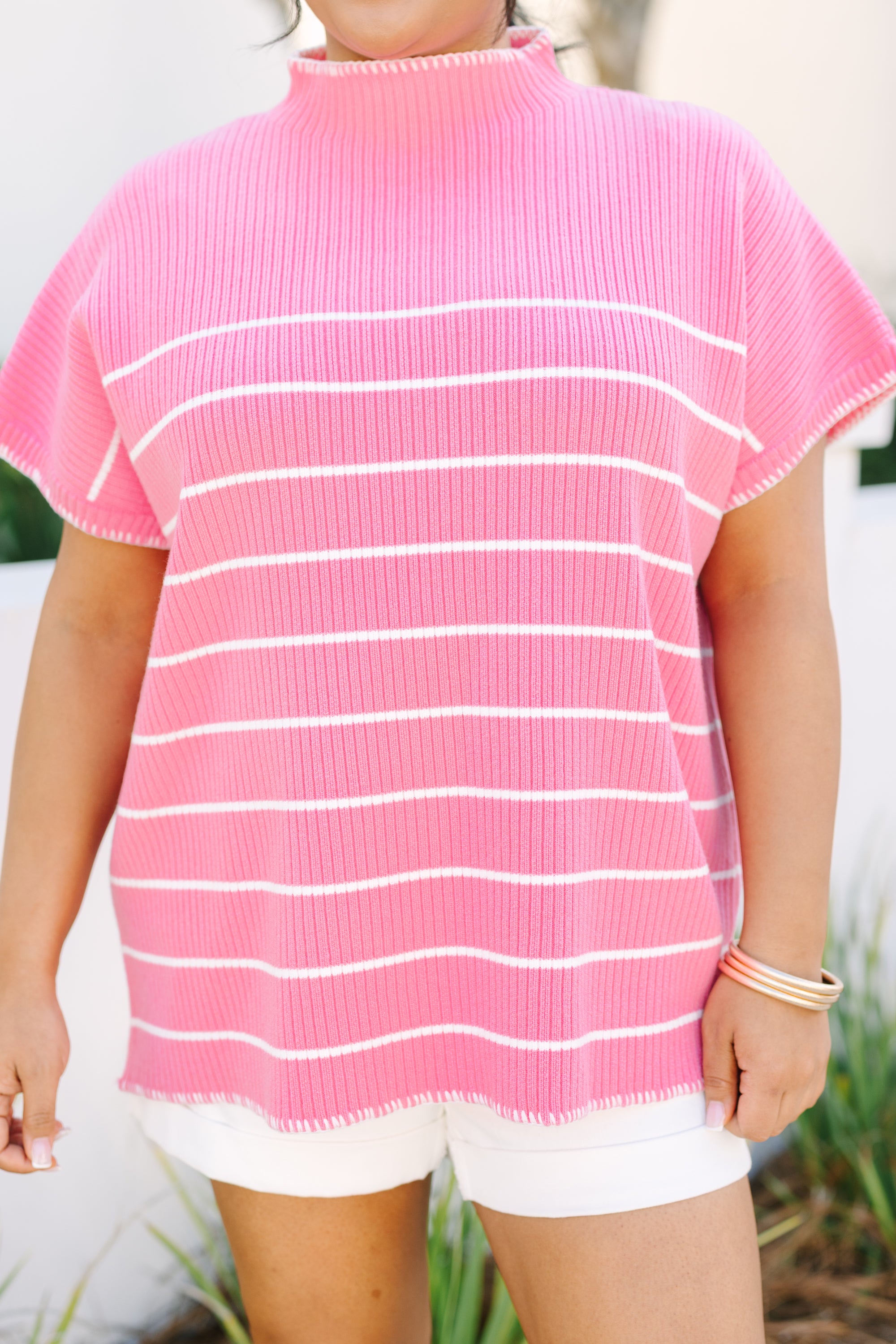 Eyes On You Sweater, Pink 5 Eyes On You Sweater, Pink - Image 5