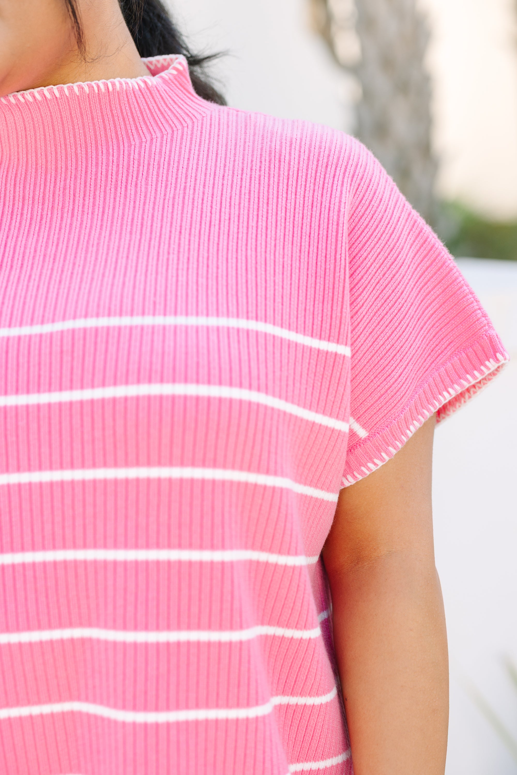 Eyes On You Sweater, Pink 4 Eyes On You Sweater, Pink - Image 4