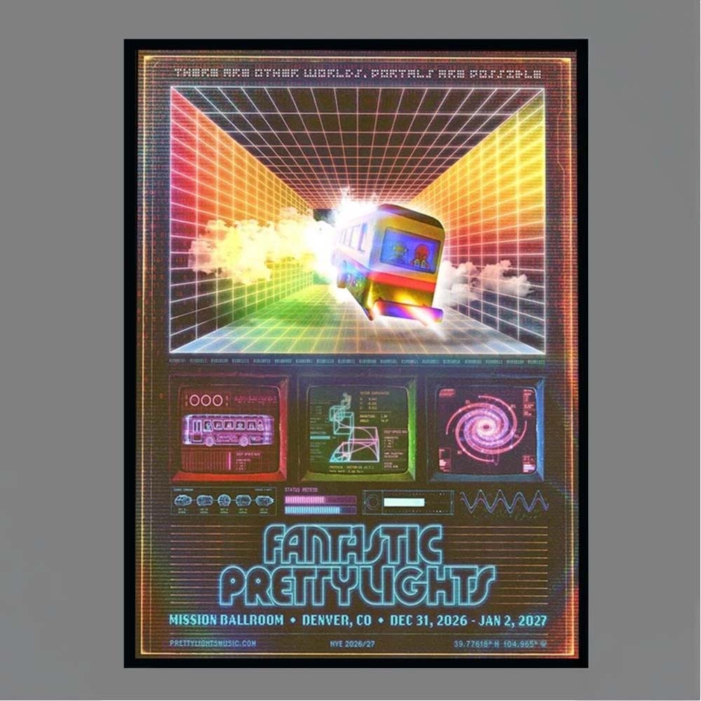 Fantastic Pretty Lights Mission Ballroom Denver NYE 20262027 Poster