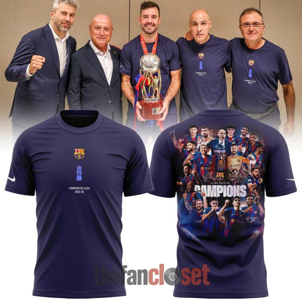 FC Barcelona Futsal LNFS Champions 2026 Special Shirt