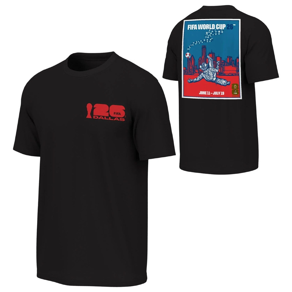 FIFA World Cup 2026 Merch Dallas FIFA World Cup 2026 Poster BlackTShirtGifts For Game Day