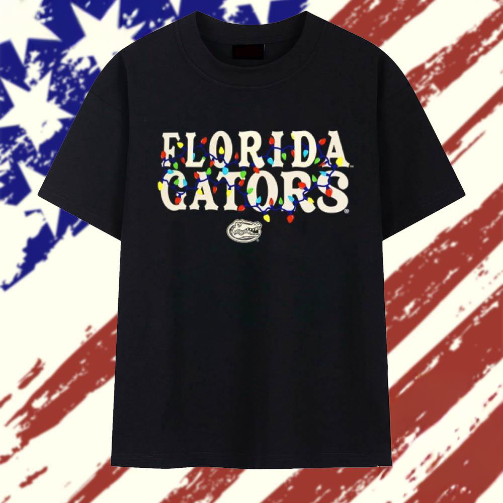 Florida Gators String Lights Christmas T Shirt