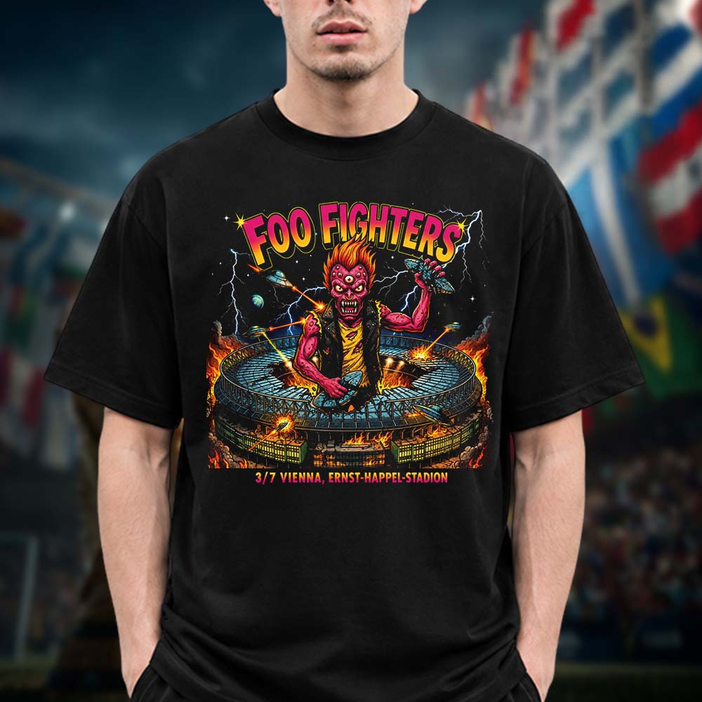 Foo Fighters Event Tee Vienna AT At Ernst Happel Stadion In Vienna AT On July 3 2026 Unisex T Shirt