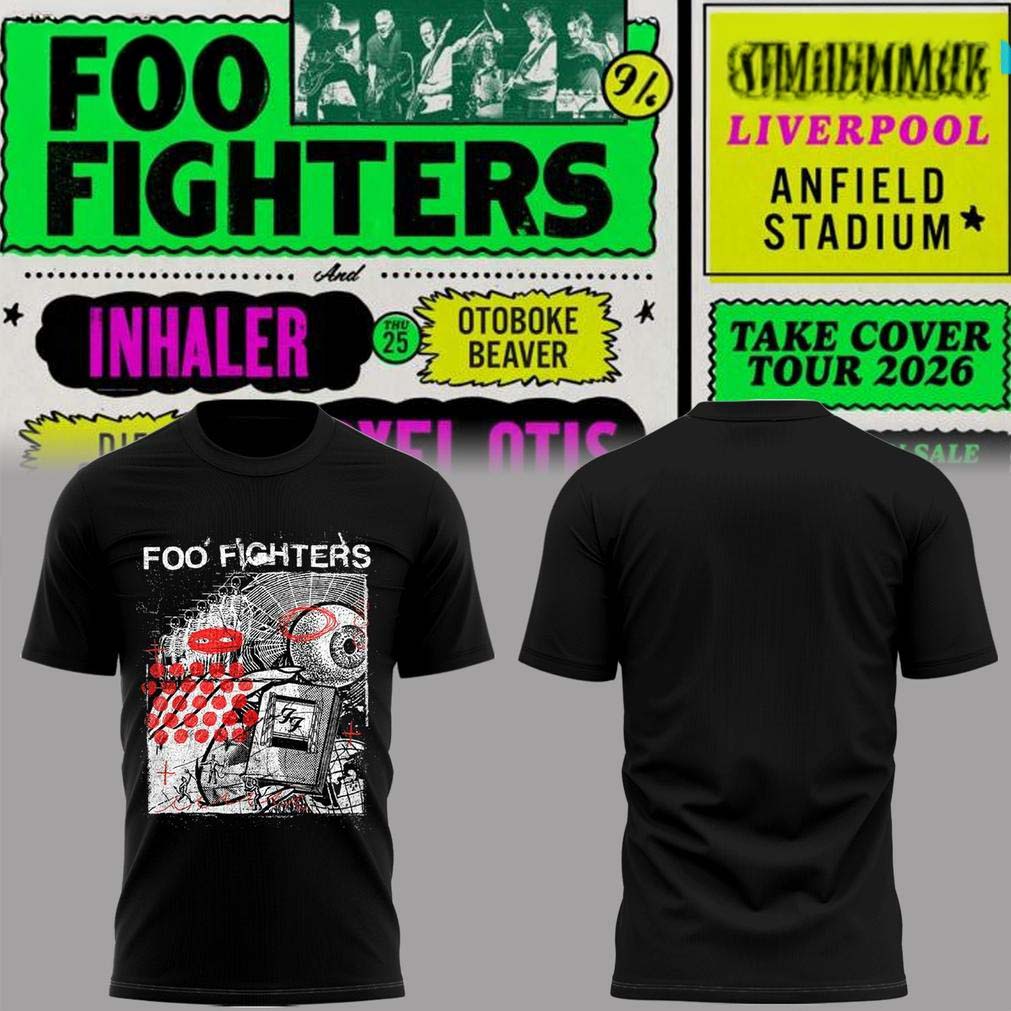 Foo Fighters Take Cover Tour 2026 2D T Shirt