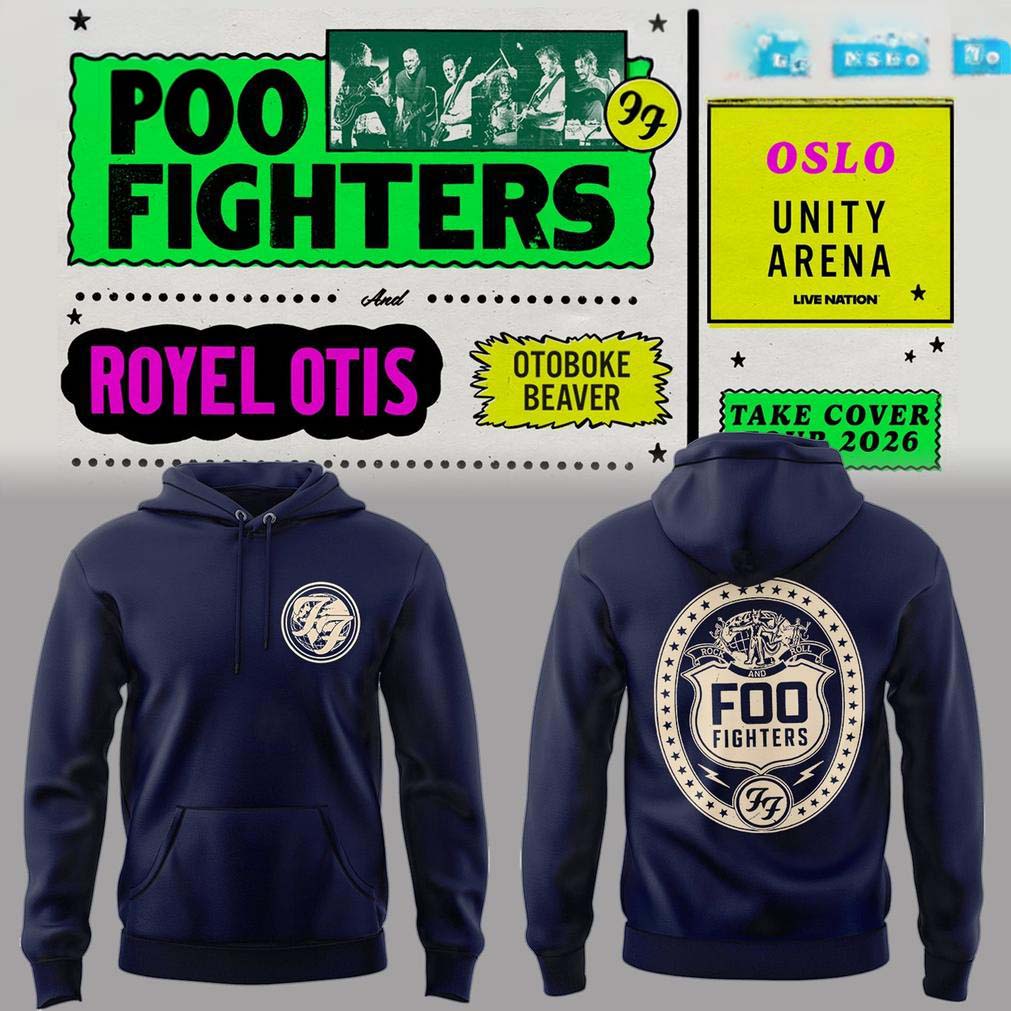 Foo Fighters Take Cover Tour 2026 Hoodie