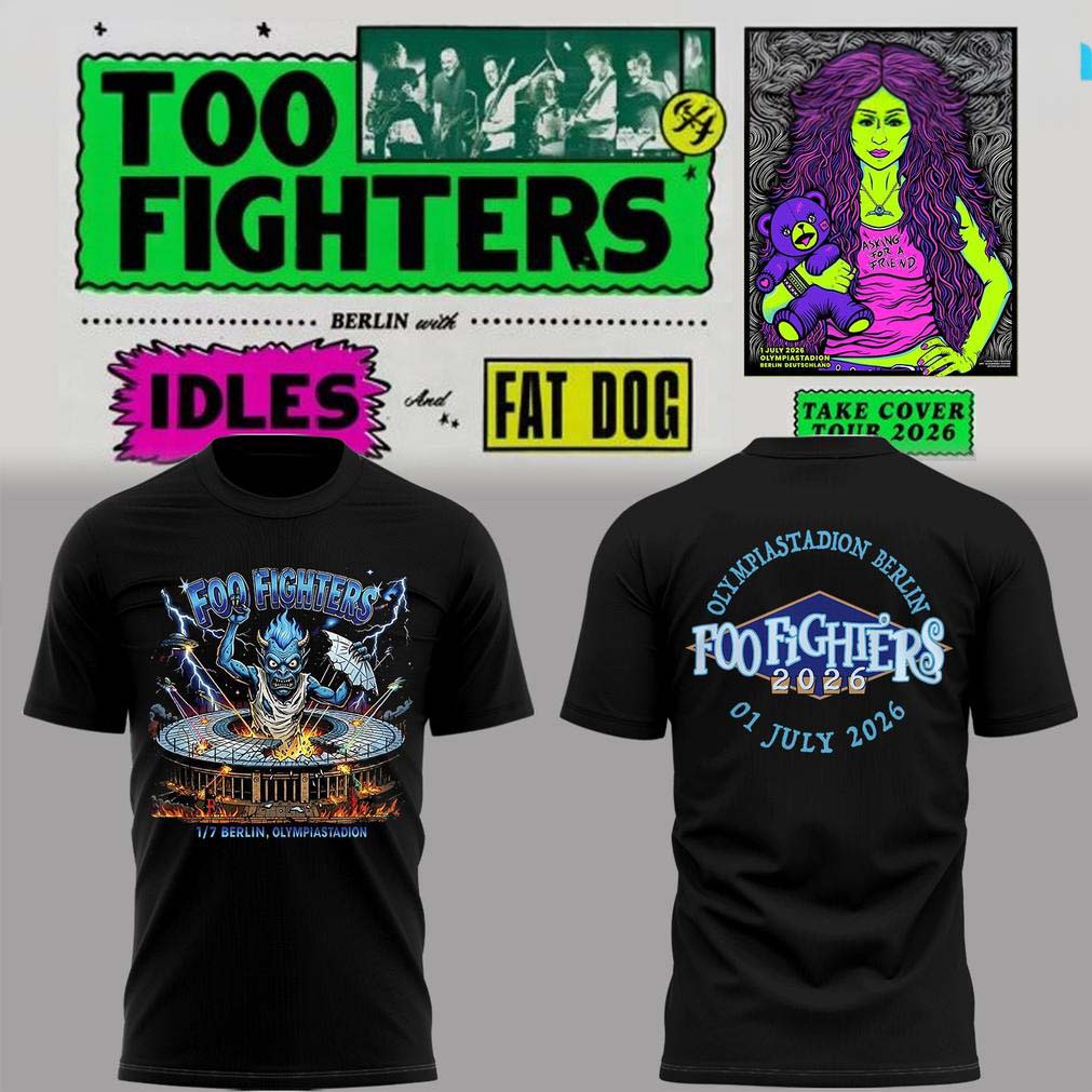 Foo Fighters Take Cover Tour 2026 T Shirt