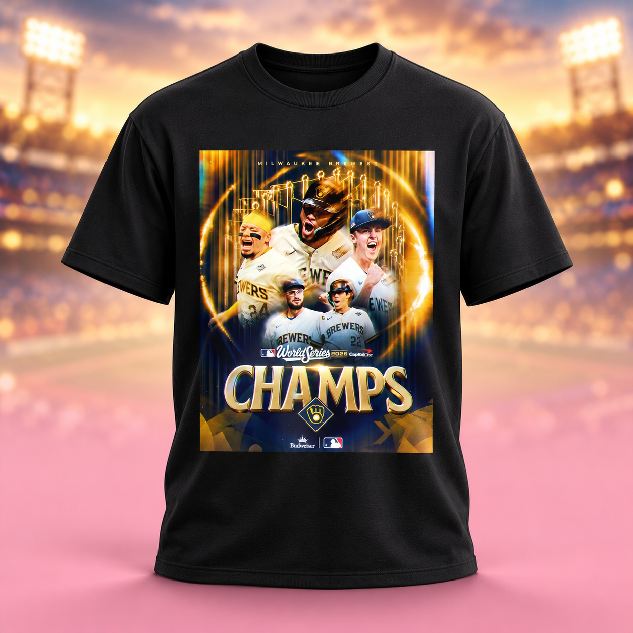 For The First Time In Franchise History Milwaukee Brewers 2026 World Series Champions Unisex TShirt