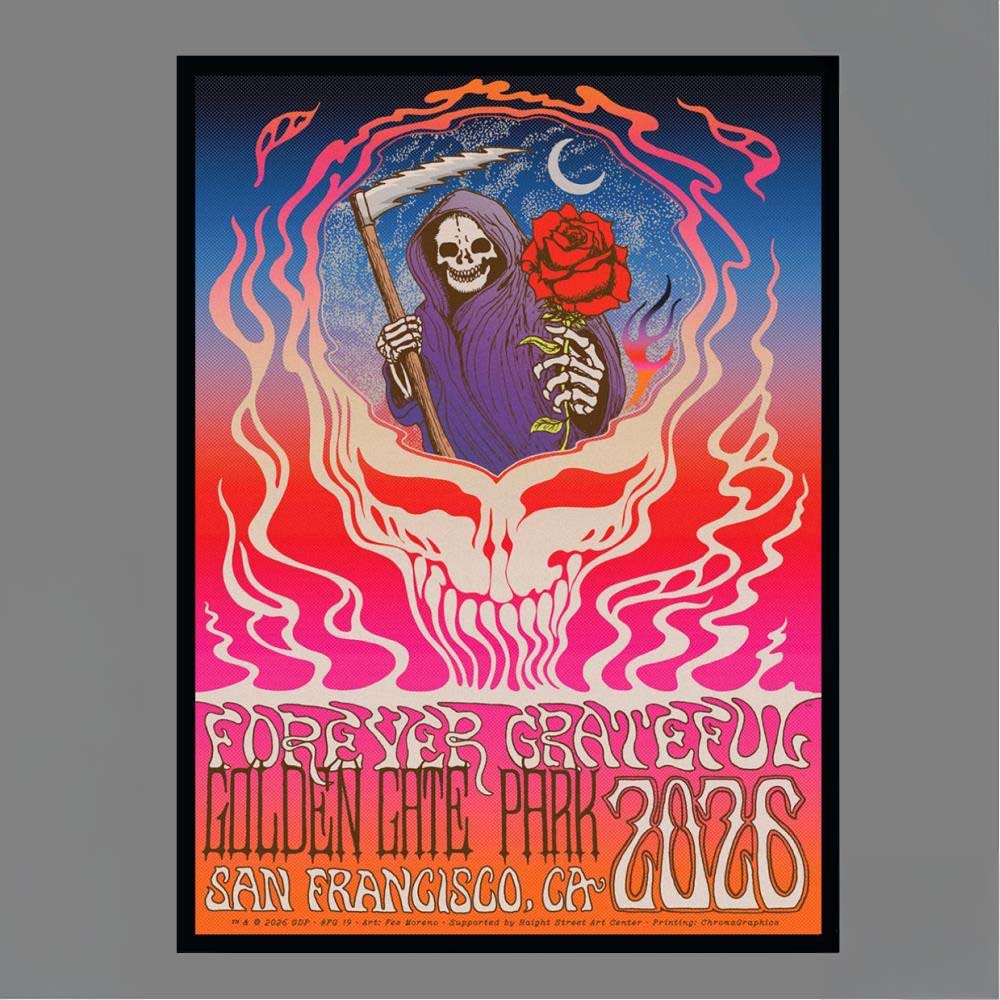 Forever Grateful Golden Gate Park San Francisco 2026 Poster