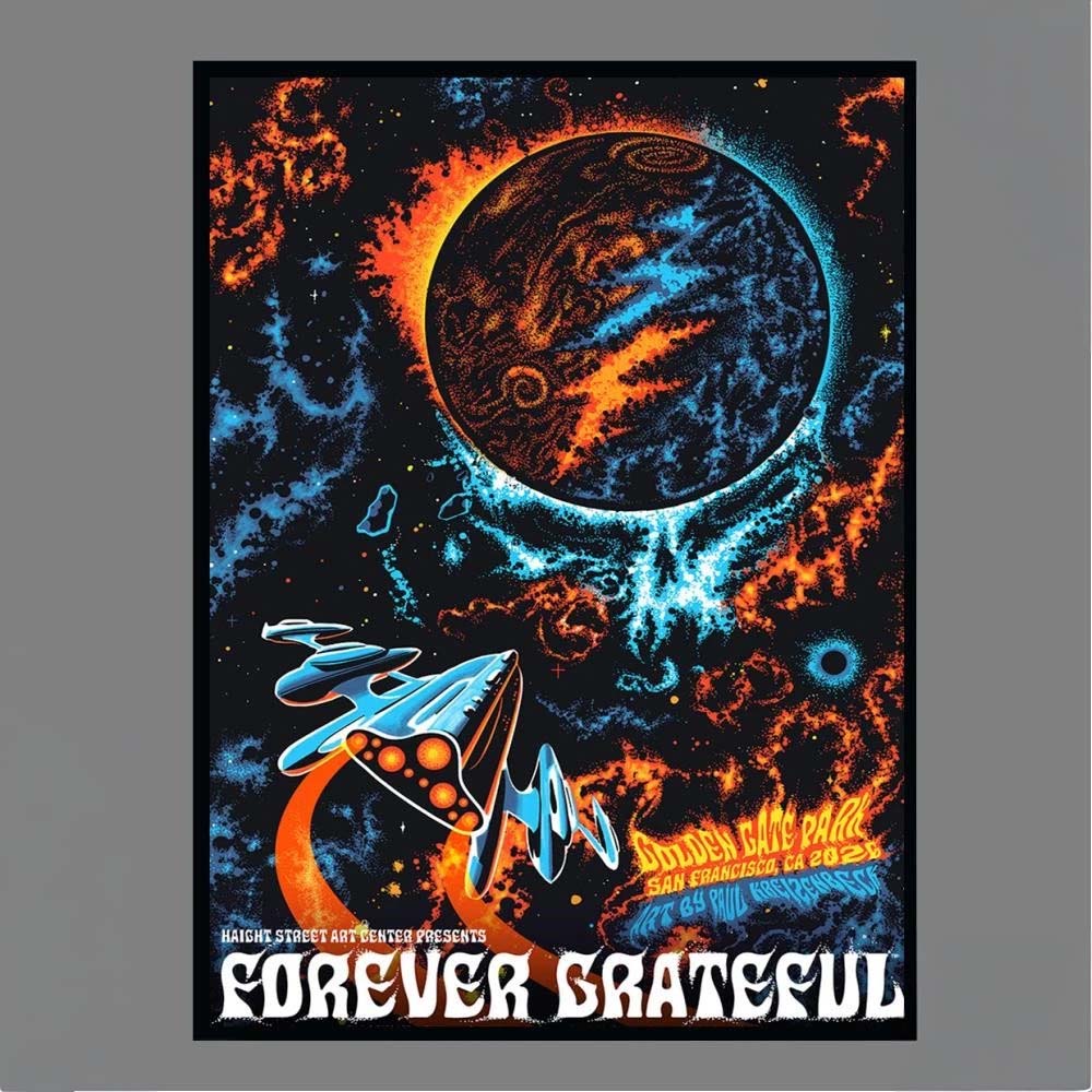 Forever Grateful Poster Series 10 Paul Kreizenbeck Golden Gate Park San Francisco CA 2026 Haight Street Art Center Poster