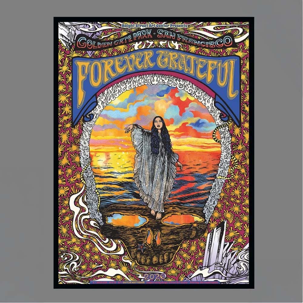 Forever Grateful Poster Series 13 Caitlin Mattisson Golden Gate Park San Francisco 2026 Art Print David Ortiz gifted Rays manager Kevin Cash a MY DAWG Poster