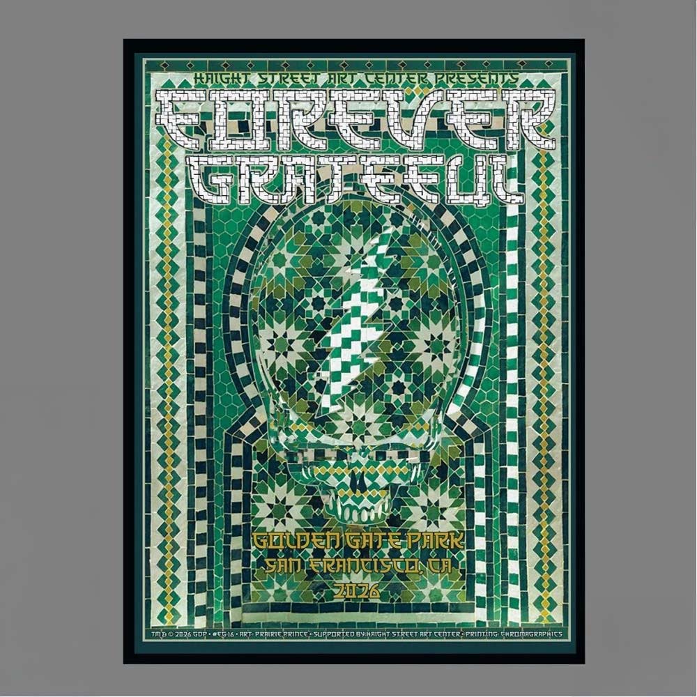 Forever Grateful Poster Series 16 Prairie Prince Golden Gate Park San Francisco CA 2026 Art Print David Ortiz gifted Rays manager Kevin Cash a MY DAWG