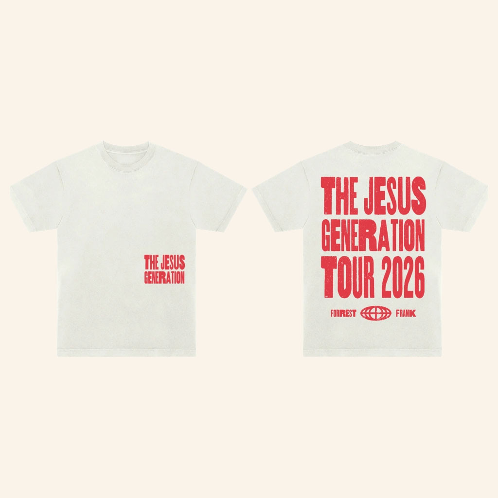 Forrest Frank Merch 2026 Jesus Generation TourTShirtGifts For Music Enthusiasts