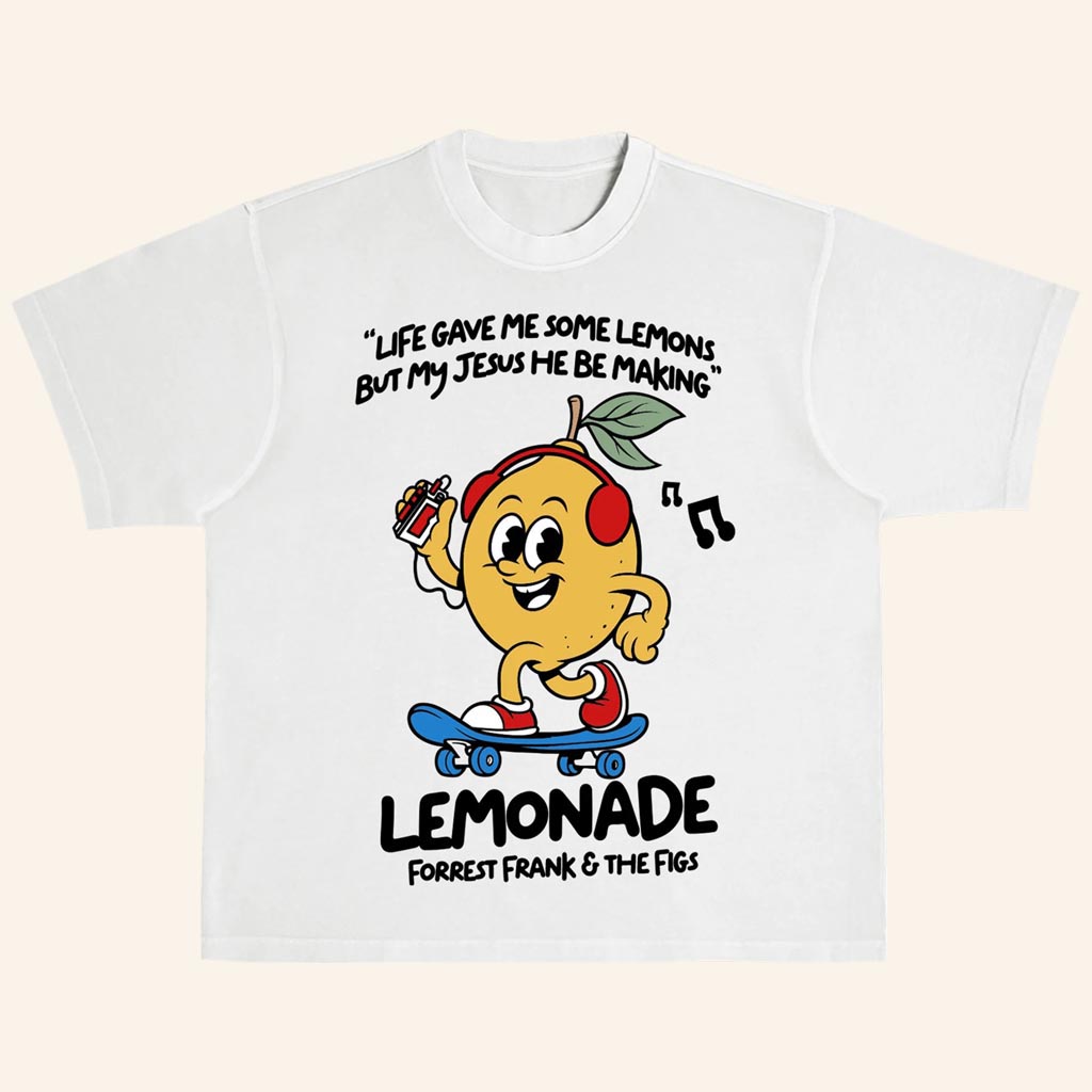 Forrest Frank Merch Lemon Skate TShirt Forrest Frank Apparel Unique Gifts For Music Fans Merch 2026