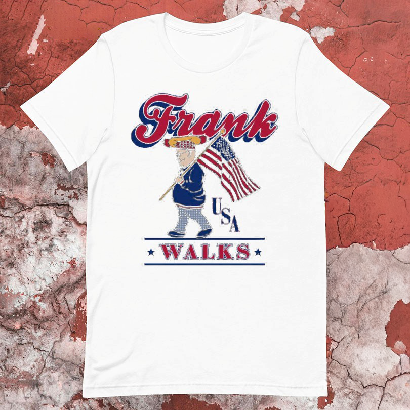 Frank Fleming Walks USA Flag Tshirts