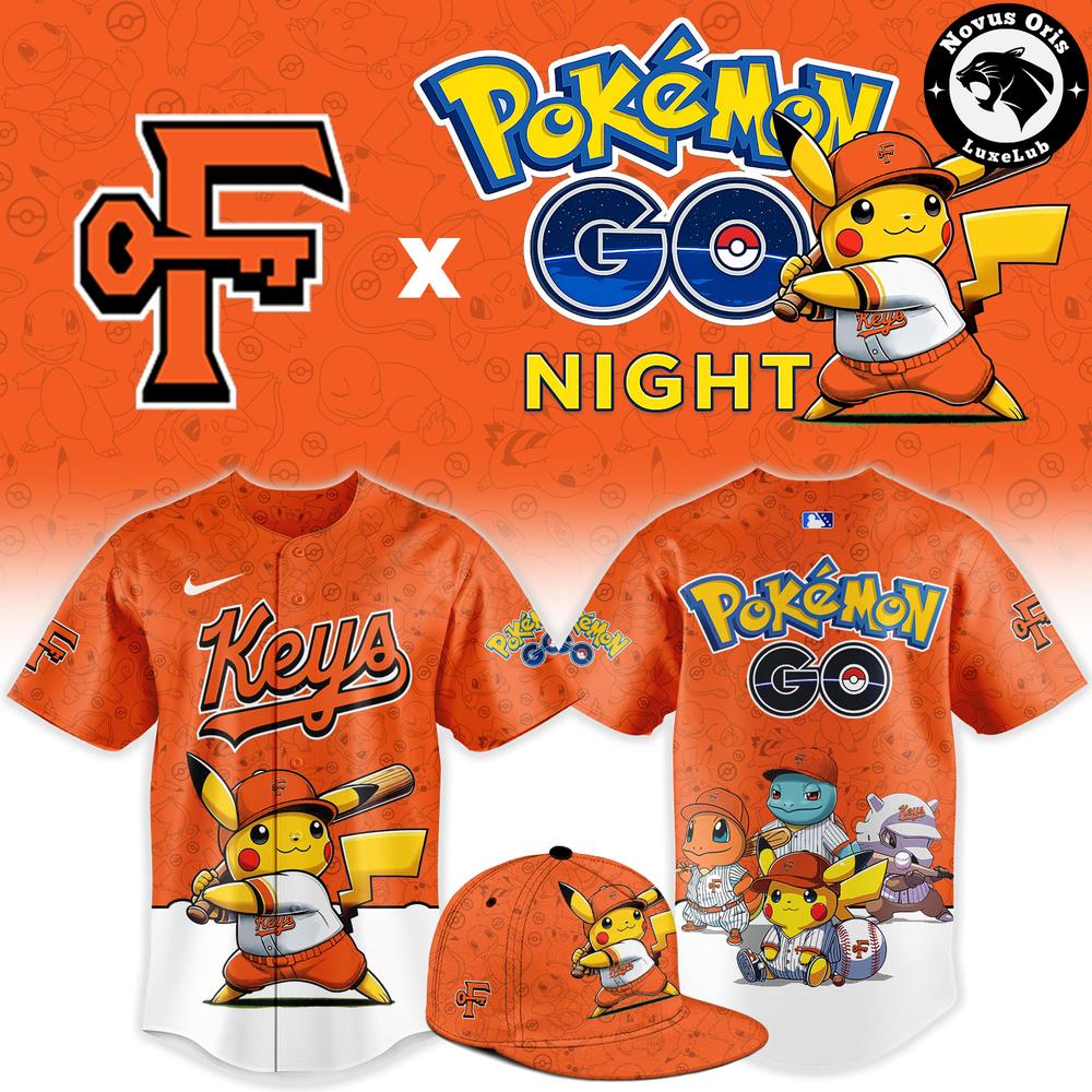 Frederick Keys Pokemon GO Night 2026 Limited Baseball Jersey 1 - Unicasport Frederick Keys Pokemon GO Night 2026 Limited Baseball Jersey