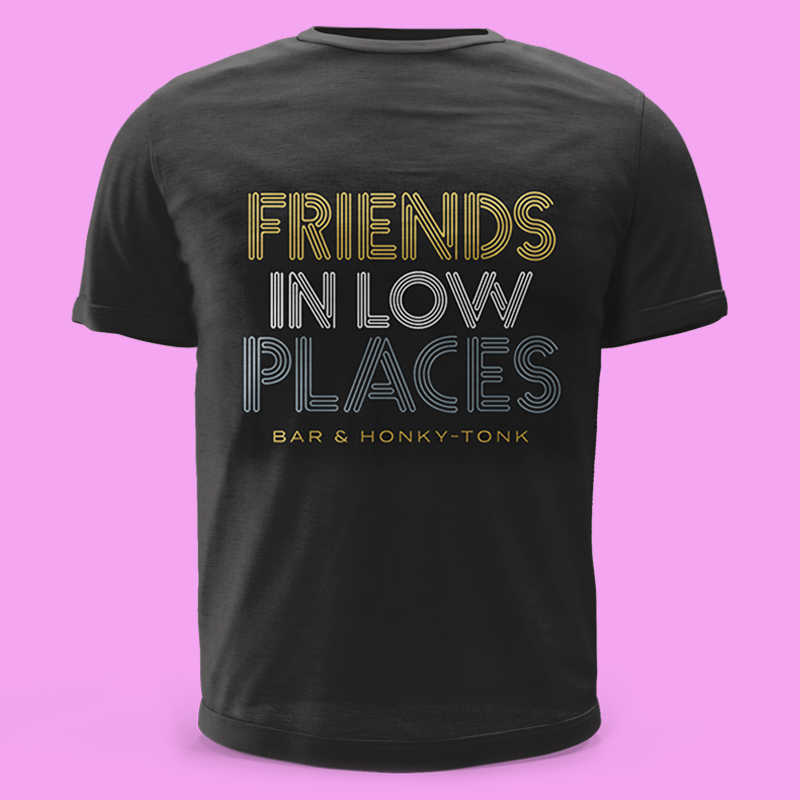 Garth Brooks Tour 2026 Friends in Low Places F.I.L.P. Graphic T-Shirt Gift Idea for Fans