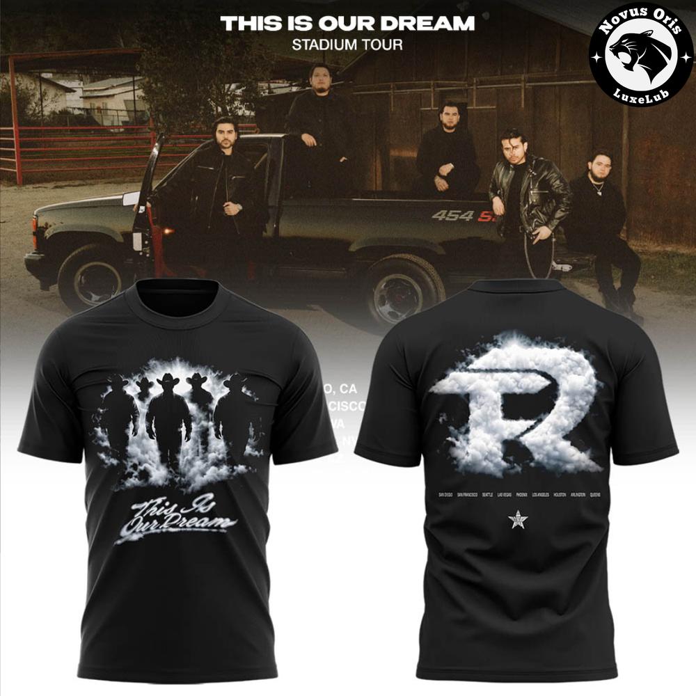 Fuerza Regida Black and White Concert T Shirt