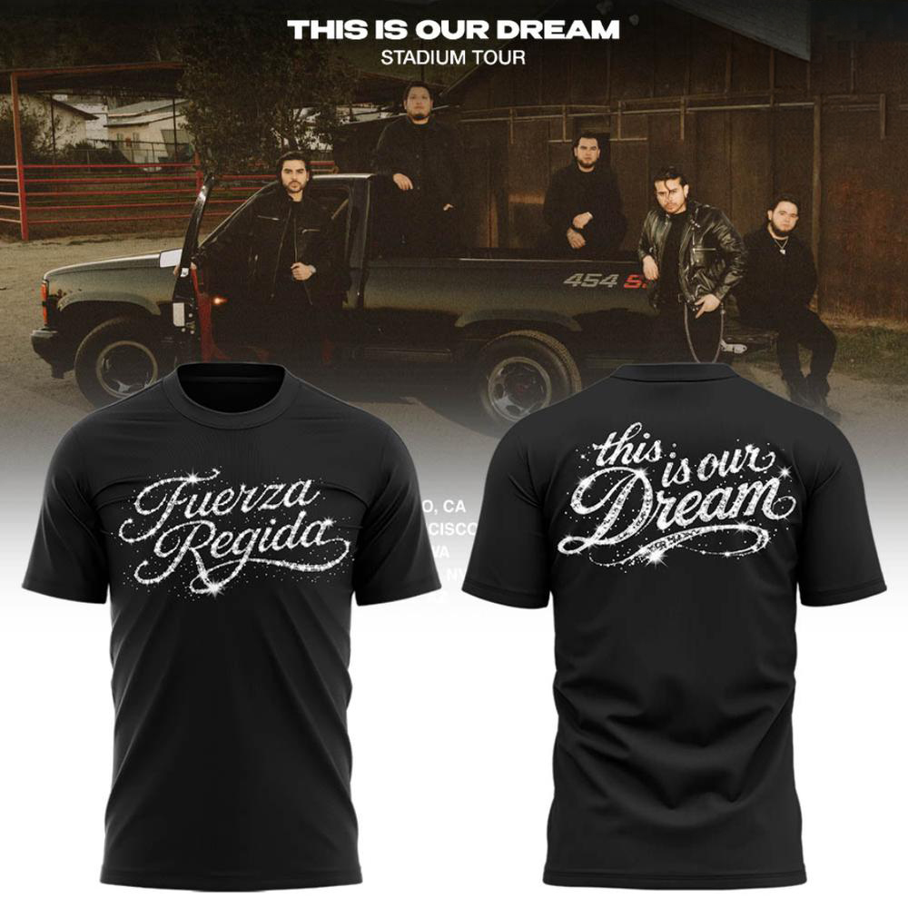 Fuerza Regida Black Regional Mexican Music T Shirt