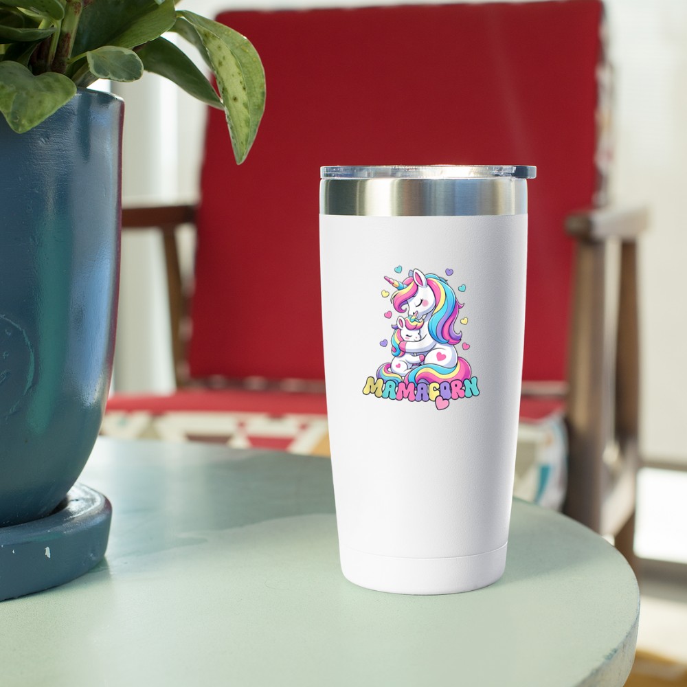 Funny Mamacorn Costume Mothers Day Unicorn Mom Women Mother Tumbler - Image 4