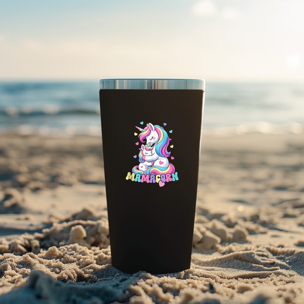 Funny Mamacorn Costume Mothers Day Unicorn Mom Women Mother Tumbler - Image 3